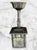 1910s Arts & Crafts Black Pendant Light With Ice Glass For Sale - Image 4 of 8