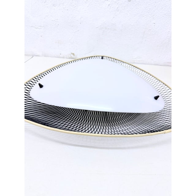 1950s Space Age Triangular Ceiling Lamp, 1950s For Sale - Image 5 of 9