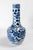 Ceramic 19th Century Chinese Blue and White Bottle Vase With Peony and Dragon, Repaired For Sale - Image 7 of 13