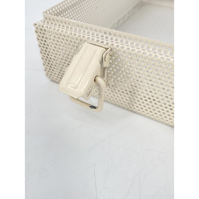 Vintage Italian Briefcase in Perforated Sheet Metal, 1980s For Sale - Image 11 of 18