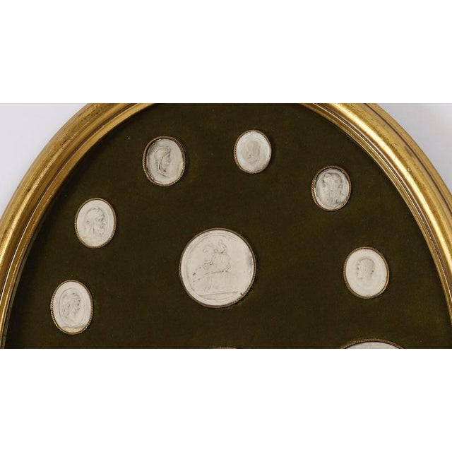 Antique Framed Grand Tour Giovanni Liberotti Intaglios, 19th Century For Sale - Image 3 of 9