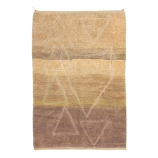 Hand-Knotted Wool Rug by Azele Studio For Sale