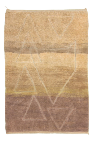 Hand-Knotted Wool Rug by Azele Studio