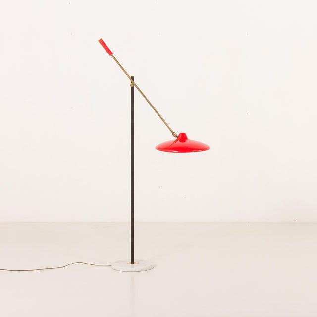 Arredoluce Mid-Century Floor Lamp in the style of Arredoluce, Italy 1960s. For Sale - Image 4 of 13