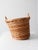 Contemporary Vintage Handwoven Wicker Basket For Sale - Image 3 of 10