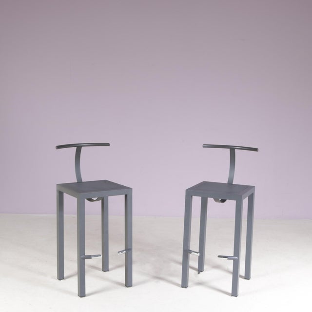 Sarapis Bar Stool by Philippe Starck for Driade, Italy, 1980s For Sale - Image 12 of 12