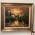 This vintage impressionistic painting on canvas titled "Evening Paris" is an original piece signed by the artist. The...