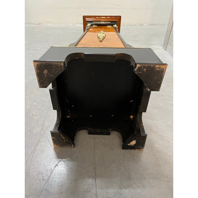Reproduction Wooden Pedestal With Ormolu, 19th Century French Empire Style For Sale - Image 10 of 12