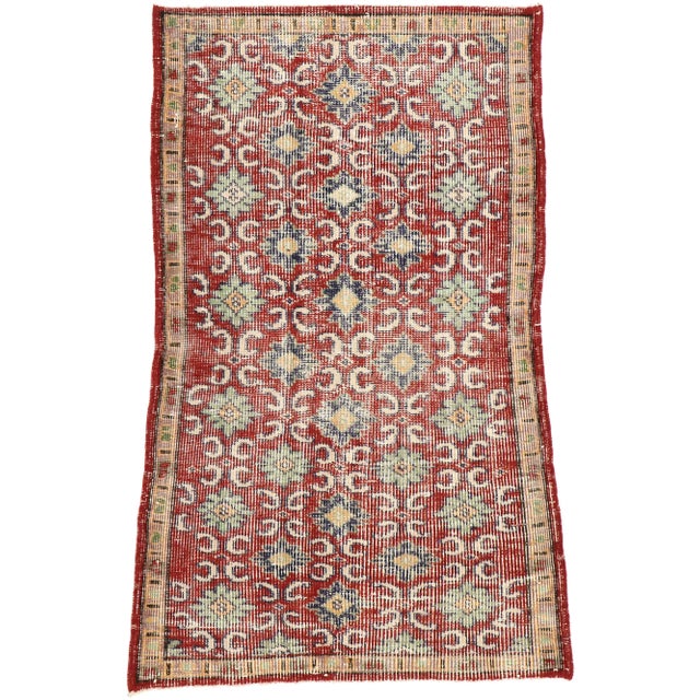 Vintage Turkish Sivas Rug - 02'08 x 04'07 For Sale - Image 9 of 9