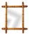 Bamboo-Style Turned Wood Mirror, 1900-1930 For Sale