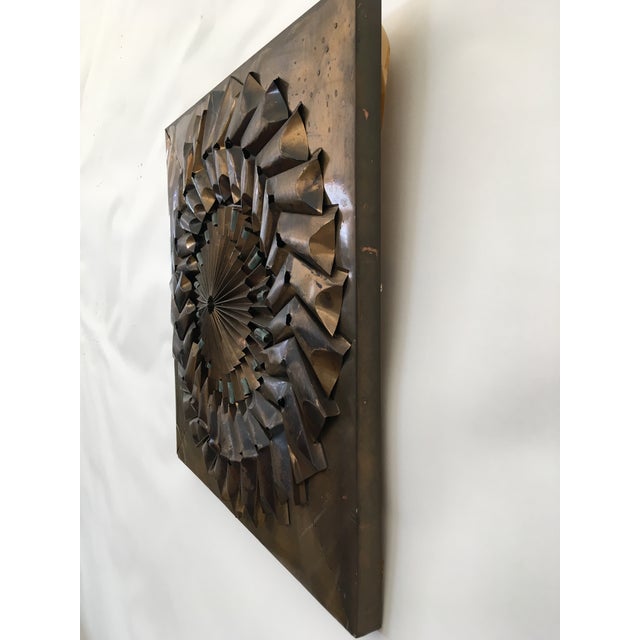 Vintage MidCentury Copper Wall Sculpture Chairish