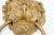 Mid 20th Century Vintage Cast Brass Lion's Head Large Door Knocker For Sale - Image 5 of 12