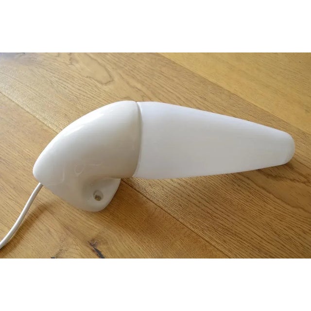 Mid century keramik wall lamp by sigvard bernadotte for the ifö company. The wall lights are made of a white ceramic with...