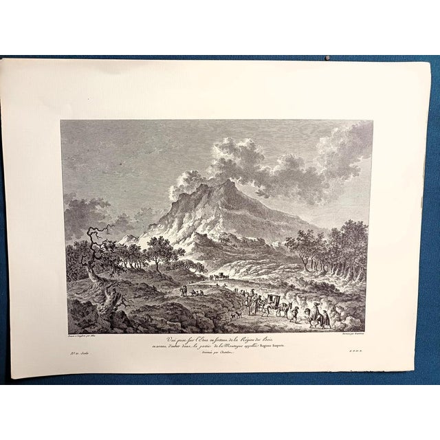 Beige Louis Despréz, The Castle and the City of Catania, 1800s, Archival Pigment Print For Sale - Image 8 of 11