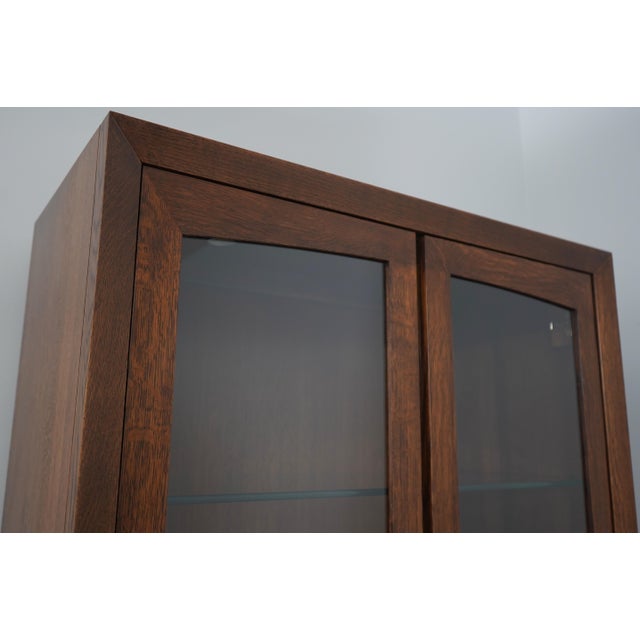 Stickley Arts & Crafts Mission Oak Highlands Display Cabinet For Sale - Image 14 of 18