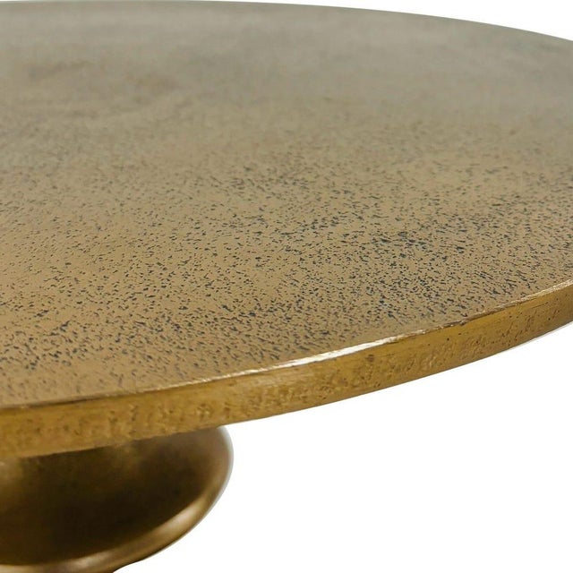 Jetson Brass Finish Side Table For Sale In Los Angeles - Image 6 of 6