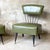 Forest Green Vintage Lounge Chairs in Metal and Green Faux Leather, 1960s, Set of 2 For Sale - Image 8 of 15