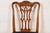 Romweber Chippendale Carved Walnut and Burl Wood Dining Chairs, Set of Four For Sale In South Bend - Image 6 of 12