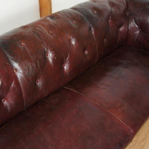 Victorian Leather Chesterfield Sofa For Sale - Image 15 of 16