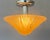 Offering a really nice little flush-mount fixture from the Roaring Twenties (maybe the 30s). The solid aluminum apparatus...