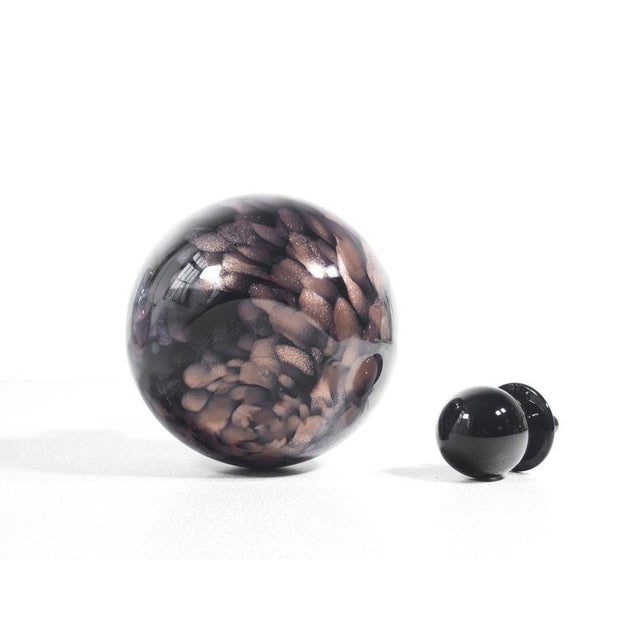 Blown Glass Bottles by Carlo Moretti, Set of 2 For Sale - Image 12 of 18