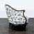 Charming Vintage 3-Seat Sofa With Floral Upholstery and Carved Wood Frame For Sale - Image 4 of 10
