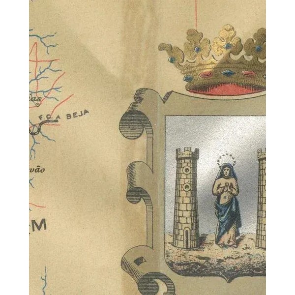 Paper Map of Sea and Sunlight, 1903 For Sale - Image 7 of 8