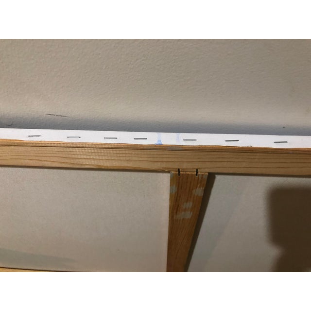 Train at Sunset Acrylic on Canvas Painting For Sale In Cincinnati - Image 6 of 7