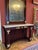 Traditional Italian Empire Mahogany and Parcel Gilt Console with Mirror and Carrara Marble Top For Sale - Image 3 of 18