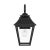 Sean Lavin by Visual Comfort Studio Galena 1-Light Outdoor Small Lantern Sconce in Textured Black For Sale In Greenville, SC - Image 6 of 6