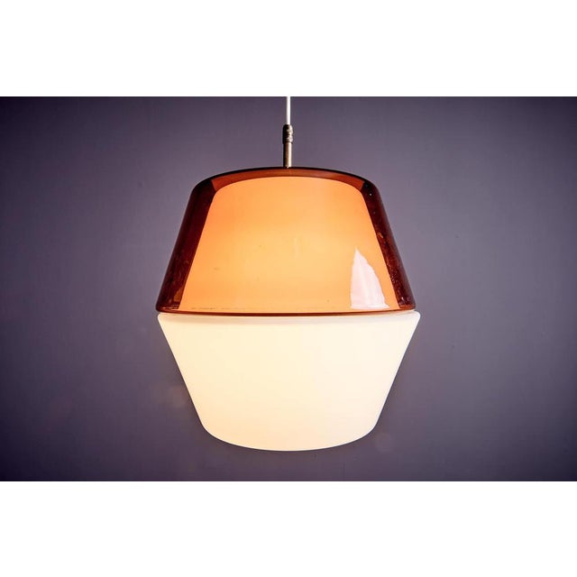 Glass Pendant Lamp from Stilnovo, 1950s For Sale - Image 3 of 11