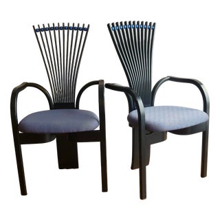 Totem Chairs by Torstein Nilsen for Westnofa, 1980s, Set of 2 For Sale