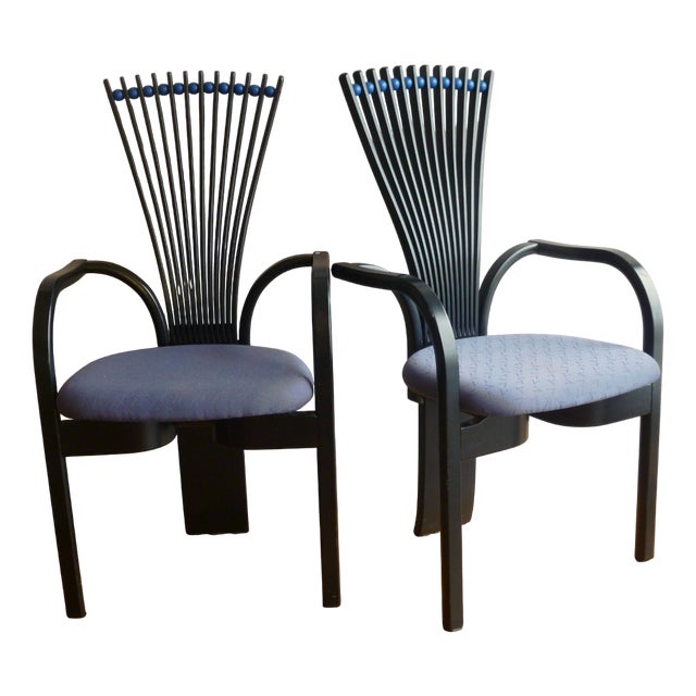 Totem Chairs by Torstein Nilsen for Westnofa, 1980s, Set of 2 For Sale
