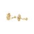 Mid-Century 18 Karat Yellow Gold Kurt Wayne Diamond Spray Earrings, Pair For Sale - Image 4 of 5