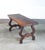 Brown Refectory Table in Walnut For Sale - Image 8 of 16
