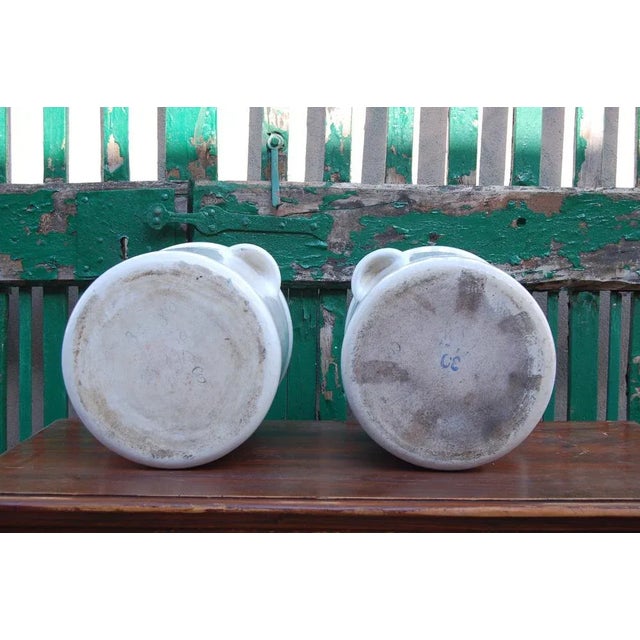 Antique Glazed Terracotta Vases, Set of 2 For Sale - Image 11 of 18