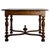 19th Century Louis XIII French Square Oak Table with X-Shaped Crossbar, 1890s For Sale - Image 16 of 16