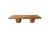 Solid Teak Wood Sculptural Bench, Modern Organic For Sale - Image 4 of 8