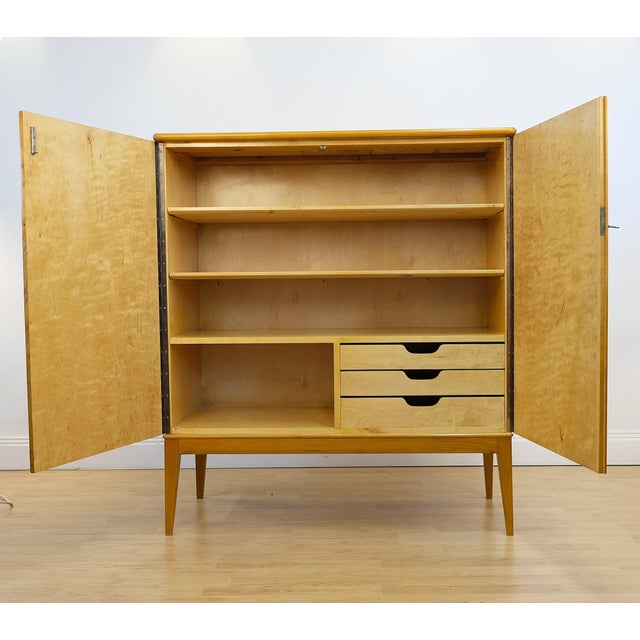Vintage Swedish Cabinet by Cam Lindman for Nordens Flora, 1940s For Sale - Image 4 of 11