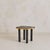 Vintage French Slate + Brass Side Table Signed MARLO For Sale - Image 4 of 10