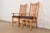 Charles Rennie Mackintosh Style Arts & Crafts Inlaid Oak High Back Armchairs, Pair For Sale - Image 12 of 12