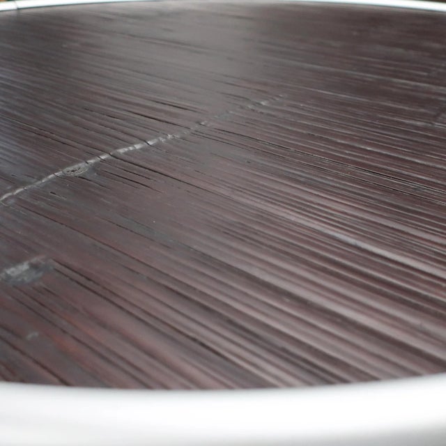 Brown Allu 136 Dining Table by Paola Navone for Gervasoni (1999) For Sale - Image 8 of 11