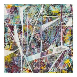Karen Schlansky "Wind Swirl" Mixed Media For Sale