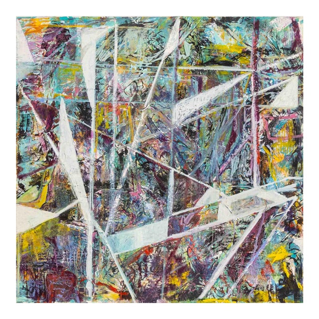 Karen Schlansky "Wind Swirl" Mixed Media For Sale