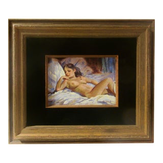 Luis Ricardo Amendolla Gasparo Nude C. 1970 Painting For Sale