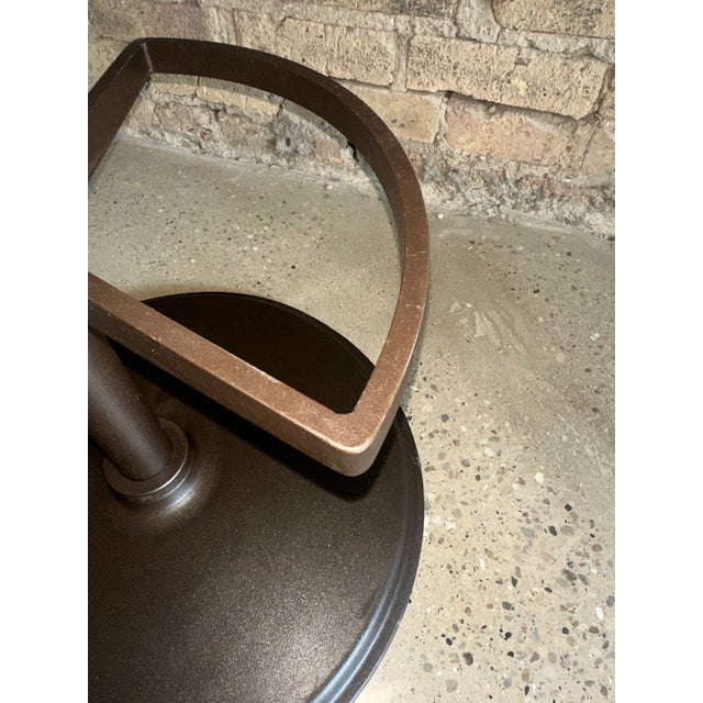 Giorgetti Ode Chi Wing Lo Leather Bar Stool For Sale - Image 12 of 14