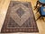 Textile Antique Persian Senneh Area Rug, Hand-Knotted Wool, Herati Medallion Pattern, Ivory & Navy, 4x6 For Sale - Image 7 of 17