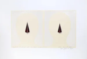 John Russell Clift "Partial Portrait of Two Flyer Whirligigs (No One "B")" Serigraph