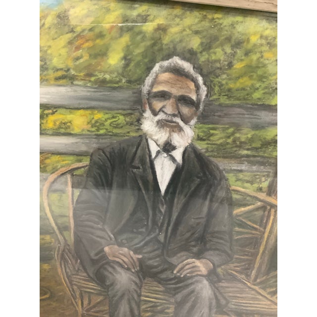 1959 Vintage Pastel Portrait of a Man by E.D.Ellis For Sale - Image 4 of 12