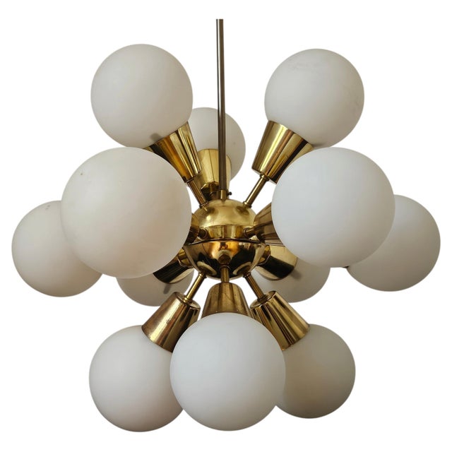 Mid-Century Sputnik Chandelier from Kamenicky Senov, 1970s For Sale - Image 15 of 15